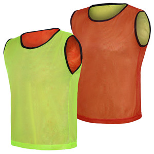 Chalecos de fútbol de secado rápido, nuevos chalecos de malla para entrenamiento, ligeros, con impresión de logotipo personalizado, ropa de fútbol para entrenamiento. - Product Image 2