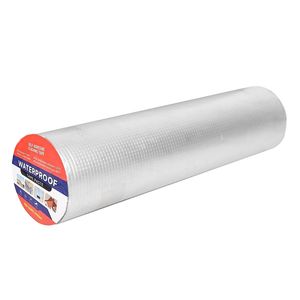 Nastro impermeabile butilico 19.68 \ "X 32.8 \" nastro di riparazione in metallo a tenuta stagna per esterni per barca RV tenuta EDPM tetto perdita riparazione - Product Image 1