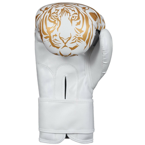 Gants de boxe professionnels en cuir imperméables avec fermeture auto-agrippante, légers, sangle de poignet réglable, MMA/Kickboxing - Product Image 4
