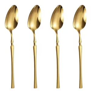 Premium Dining <b>Gold</b> Brass Cutlery Set Designer Flatware Utensil Collection Luxury <b>Table</b> Decor For Hotel - Product Image 5