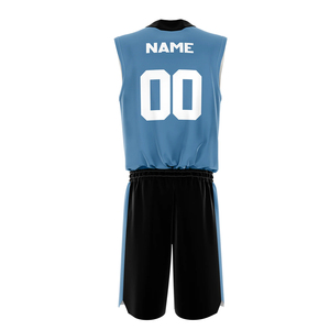 Uniforme de Baloncesto Personalizado para Adultos, Verano, Alta Calidad, Secado Rápido, Transpirable, 100% Poliéster, Ropa Deportiva - Product Image 3