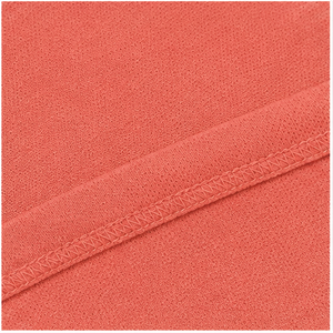 Camiseta de Mujer con Cuello en V, Manga Corta y Corte Holgado, Color Coral, WTS-0138 - Product Image 6