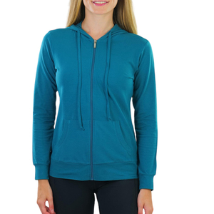 Sudadera con Capucha para Mujer, Más Vendida en Invierno, con Cierre Frontal, Logotipo, Transpirable, 100% Algodón, Forro Polar, Secado Rápido, para Actividades al Aire Libre - Product Image 3