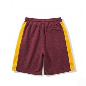 Shorts de sport décontractés pour hommes, respirants, avec empiècements latéraux, pour l'été, la gym, l'entraînement, la course à pied, taille élastique avec cordon de serrage, coupe confortable - Product Image 5