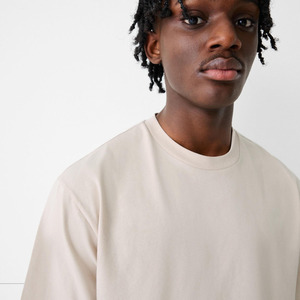 Camiseta de Marca de Fabricante con Estampado DTG, Diseño Streetwear, Corte Holgado, Camiseta Corta de Gran Gramaje con Serigrafía - Product Image 4