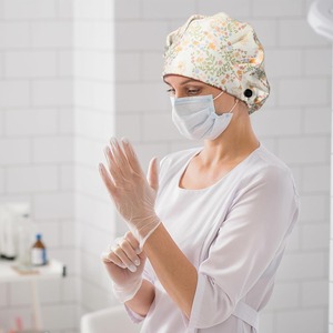 Unisex Bouffant Work Cap Adjustable Surgical Hair <b>Net</b> Polyester Elastic Headwear for Hospital <b>Kitchen</b> Beauty Salon - Product Image 5