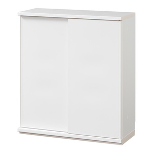 Modern White Shirai P34-4 4-Drawer 4-<b>Shelf</b> Bookcase Storage Cabinet Minimalist Design Freestanding Living Room Furniture MDF - Product Image 1