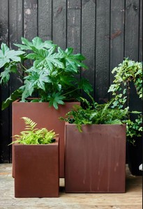 Galvanized Metal <b>Plant</b> Pot Outdoor Garden Planter Rustic Style Decorative Container for Herbs and <b>Plants</b> - Product Image 4