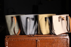 Leather <b>Canvas</b> <b>Tote</b> Bag Casual Style Travel Work Shopping Shoulder Handbag Large Capacity Open Embroidery LCTB-0027 - Product Image 5