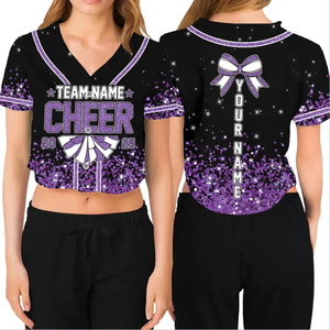 Uniformes de animadoras escolares personalizados con logo, para mujer, con estampado de letras, cuello redondo, manga larga, de alta calidad - Product Image 4