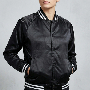 HMR Custom Sorority Alpha for Gamma Greek Embroidery Women's <b>Quilted</b> Stand Collar Satin Varsity Jacket - Product Image 4