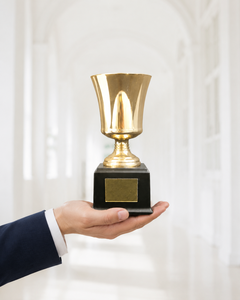 Trofeo de Acrílico Transparente Personalizado, Copa de Trofeo Deportiva de Lucite Premium para Regalos Empresariales, Acrílico en Blanco para Personalizar - Product Image 1