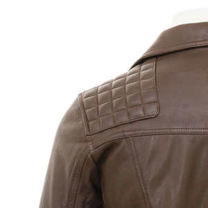 Chaqueta de cuero para hombre al por mayor para la colección de invierno, diseñada a medida con un aspecto elegante, chaqueta de invierno - Product Image 6