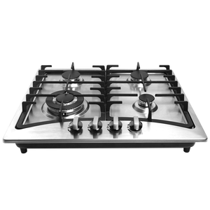 Cuisinière à gaz professionnelle 4 brûleurs en acier inoxydable, plaque de cuisson économique pour la cuisine domestique - Product Image 2