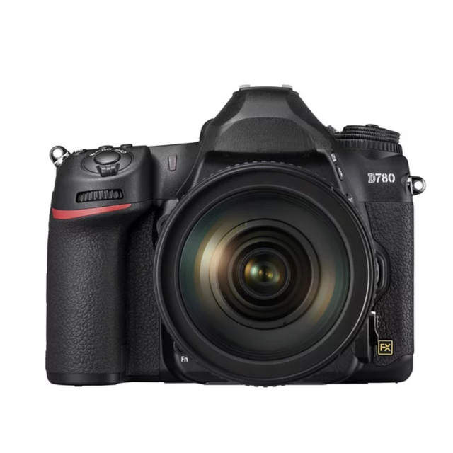 For D780 DSLR Camera Kit with 24-120mm Lens 24.5MP Full Frame 4K UHD Wi-Fi Bluetooth Professional Camera
