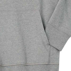 Sweat-shirt à capuche classique gris pour homme, en molleton de coton décontracté, avec logo personnalisé, marque privée, fabricant en gros - Product Image 2
