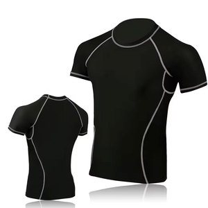 Combinaison de course décontractée pour hommes, vêtements de fitness, shorts de sport, collants à séchage rapide, vêtements de sport d'entraînement à manches courtes - Product Image 6