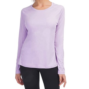 Chemises de pêche à manches longues pour femmes 2026 UPF 50 Anti-bactériennes Légères Respirantes Grandes Tailles Logo Personnalisé Soie 100% - Product Image 4