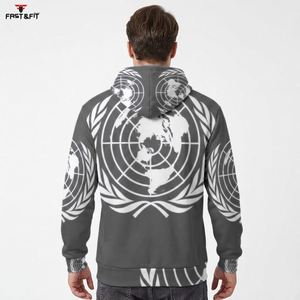 Nouveau design, meilleur prix, sweat à capuche homme, couleur unie, vêtement décontracté, impression numérique, graphique personnalisé, séchage rapide, sweats à capuche homme. - Product Image 2