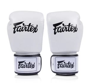 ถุงมือชกมวย Fairtex BGV1C -PLUS รุ่นกันน้ำ สำหรับมืออาชีพ ทำจากไมโครไฟเบอร์ แบบผูกเชือก สีขาว - Product Image 6