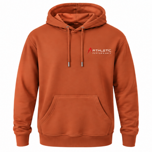 Men's Custom Terracotta Pullover <b>Hoodie</b> Fleece Sweatshirt Long Sleeve Regular Fit Drawstring Kangaroo Pocket Casual Streetwear - Product Image 1