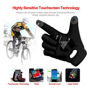 Outdoor Sports Cycling <b>Gloves</b> Sun Protection Anti Slip Shock Absorbing Wear Resistant <b>Touch</b> Screen Bicycle Long Finger <b>Gloves</b> - Product Image 5