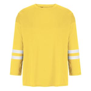 Blusa de poliéster antiarrugas de manga larga con cuello redondo, holgada, informal, de talla grande para mujer, de Bangladesh Apparel - Product Image 1