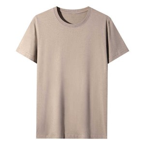 Camiseta de Algodón Lisa para Hombre, Transpirable, Suave, Ligera, Cómoda, Informal, para Uso Diario, Esencial para el Verano - Product Image 2