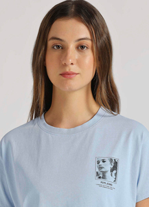 T-shirt à col rond pour femme, appliques, coton biologique, tissu doux, manches courtes, vêtements décontractés d'été, personnalisable pour la vente en gros - Product Image 4