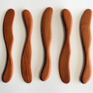 Acacia Wood Non Stick <b>Safe</b> Spatula Handmade Kitchen <b>Tool</b> for Cooking Durable Wooden Turner Factory Price B2B - Product Image 6