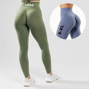 Leggings de sport 2026 AND1 taille mi-haute, effet push-up, compression, contrôle du ventre, pour entraînement, fitness et yoga - Product Image 1