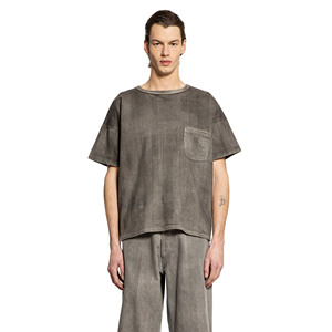 T-shirt à manches courtes pour homme en coton et fibre de bambou à imprimé numérique - T-shirt écologique respirant anti-rétrécissement coupe droite - Product Image 1