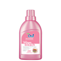 Lessive liquide concentrée 2X On1 Color Safe au peroxyde d'hydrogène 800g – Fraîcheur violette et élimination des odeurs pour machine à laver