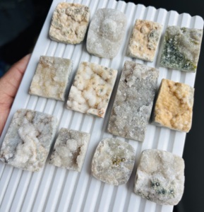 Jaspe Oceánico Natural de Alta Calidad 100%, Druzy, Cabujones, Colección de Gemas Sueltas en Formas y Tamaños Variados para la Creación de Joyería - Product Image 4