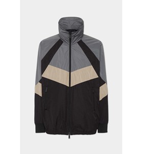 High Quality Custom Logo Color <b>Block</b> Windbreaker Jacket Wholesale Best Price Men's Outdoor Waterproof Plus Size Zipper Sale! - Product Image 4