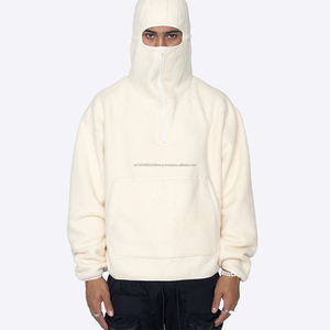 Pasamontañas Personalizado con Cremallera para Hombre, Novedad 2026, Transpirable, Básico, Mezcla de Algodón, Método de Tejido de Ganchillo para Invierno - Product Image 1