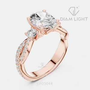 1.67CT Lab Grown Diamond 14KT White Gold Engagement <b>Ring</b> Oval Cut Bridal <b>Ring</b> IGI Certified Fine Jewelry Women Gifting - Product Image 6