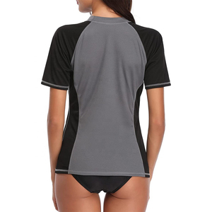 Traje de Surf de Manga Corta para Mujer, Protección UV, para Natación, Surf, Snorkel, Playa, Secado Rápido, Spandex/Nailon - Product Image 3