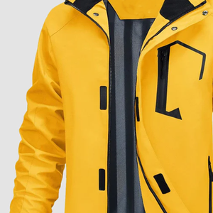 Veste coupe-vent unisexe de qualité supérieure, légère, imperméable, avec fermeture éclair, grande taille, capuche amovible, pour la randonnée, la pêche, les voyages en plein air - Product Image 5