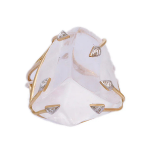 Fashion <b>Rings</b> Gold <b>Crystal</b> Craft Supplies & Tools - Product Image 2