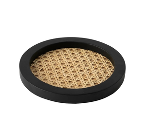 Bandeja de Ratán Natural, Juego de 2 Piezas de Utensilios de Cocina Ecológicos, Bandeja Rectangular Hecha a Mano con Diseño Boho a un Precio Increíble - Product Image 3