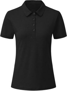 Polo de golf personnalisable pour femmes, 100% polyester, séchage rapide, tissu de haute qualité, vêtements de sport décontractés pour femmes - Product Image 3