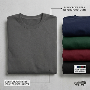 Sweat-shirt en molleton à col rond personnalisé pour hommes et femmes, 100% polyester, manches longues, pull décontracté pour l'hiver, vente en gros ODM, 280-300 GSM - Product Image 3
