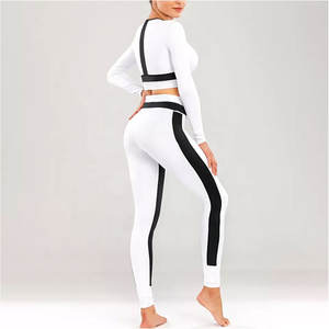 Traje de Compresión de Manga Larga para Mujer, Alta Elasticidad, para Gimnasio, Entrenamiento, Yoga, Proveedor Mayorista de Trajes de Compresión - Product Image 6