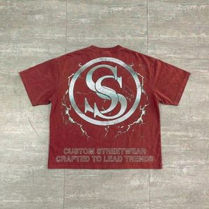 Camisetas Personalizadas con Impresión DTG, Estilo Oversize, con Pedrería y Efecto Desgastado para Hombre - Product Image 4