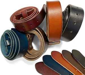 New High Quality Vintage Square Alloy Buckle Cow Hide Leather <b>Belts</b> for Men with Customized Sized And Color Logo and Low MOQ - Product Image 5