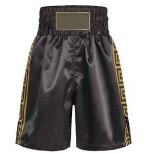 Shorts de boxe fabriqués en usine, faible MOQ, shorts de boxe personnalisés de haute qualité, fabriqués au Pakistan, shorts de boxe avec logo personnalisé - Product Image 1