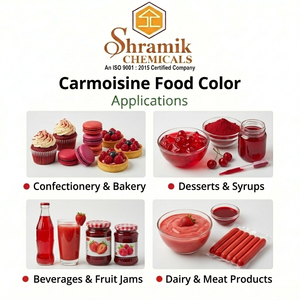 สีผสมอาหารเคมีชีวภาพ คาร์โมไซน์ ผงบริสุทธิ์ 85% ขึ้นไป MF C20H12N2Na2O7S2 CAS 3567-69-9 กูร์กาฏัต คาร์โมไซน์ เกรดอาหาร - Product Image 4