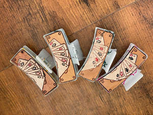 มาใหม่สไตล์ตะวันตกทําด้วยมือเครื่องมือหนังผมกรงเล็บคลิปจริงทําด้วยมือหนังผมPinsอุปกรณ์เสริมสําหรับผู้หญิงและสาว - Product Image 3