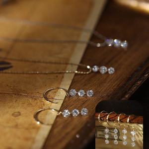 จี้เพชรทรงกลมคุณภาพเยี่ยม ได้รับการรับรองจาก IGI ผลิตในห้องปฏิบัติการ ตัวเรือนทองคำขาว ทองคำเหลือง หรือเงิน พร้อมเพชรความใสระดับ D E F VVS VS - Product Image 5